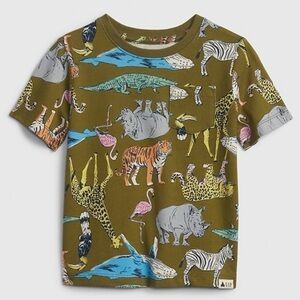 GAP Kids Playtime Organic Cotton Short Sleeve Tee Size 3T